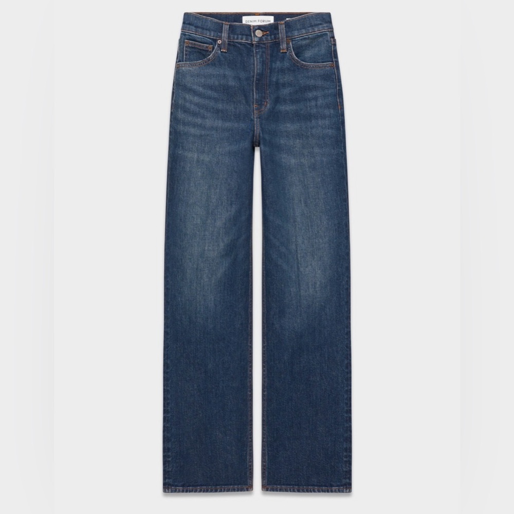 Denim Forum The Arlo High Rise Straight Leg Size 26 (28 Long)